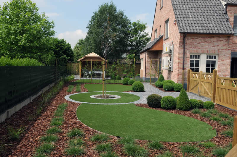 Namgrass kunstgras — realisatie 4 door Tuinen Goovaerts