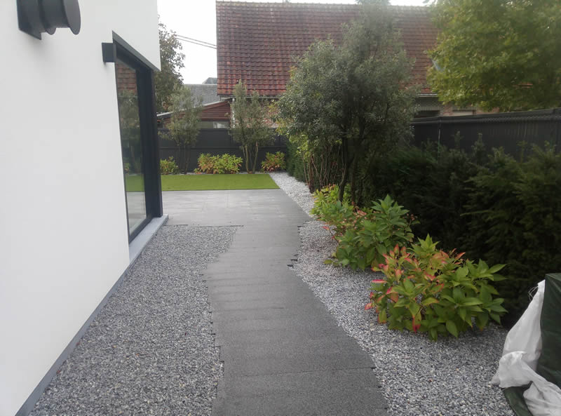 Tuinaanleg, totaalproject & renovatie — realisatie 9 door Tuinen Goovaerts
